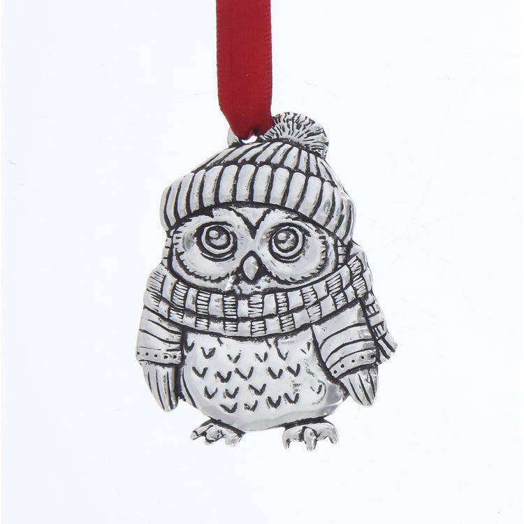 Wise Winter Owl Ornament