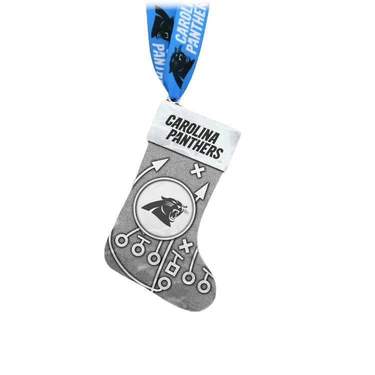Carolina Panthers Playbook Stocking Ornament
