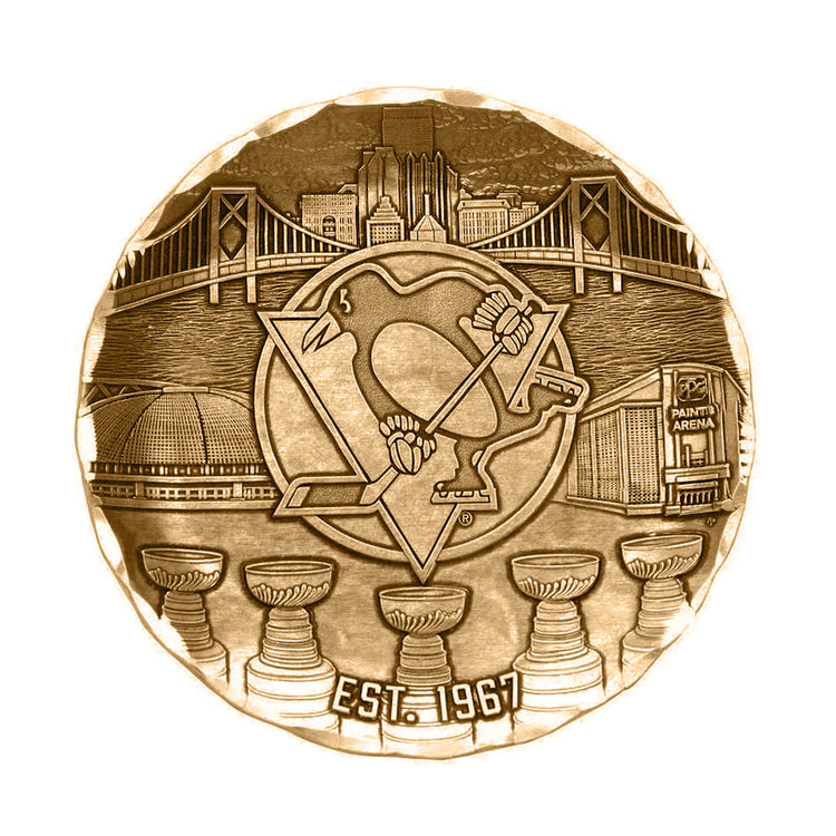 Pittsburgh Penguins Legacy Coaster (Bronze)