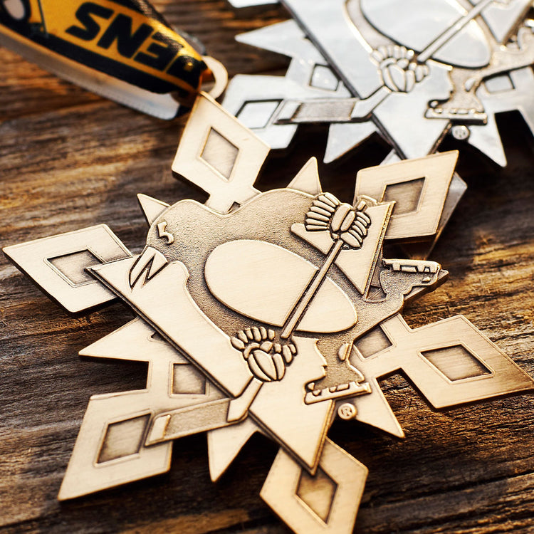 2020 Annual Pittsburgh Penguins Ornament - Snowflake (Bronze)