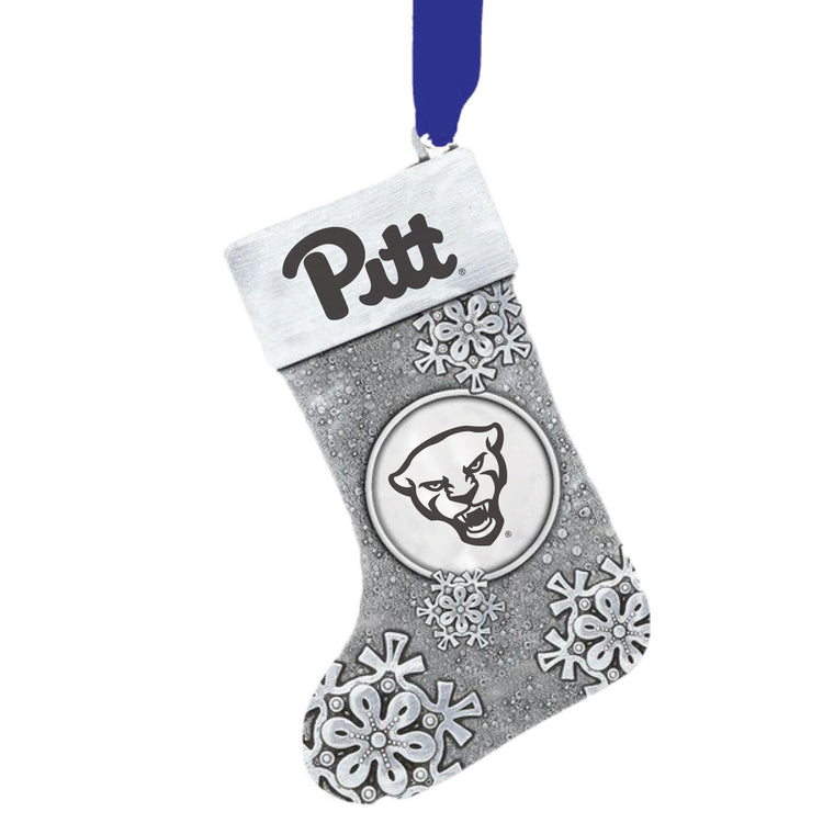 University of Pittsburgh Snowflake Stocking Ornament
