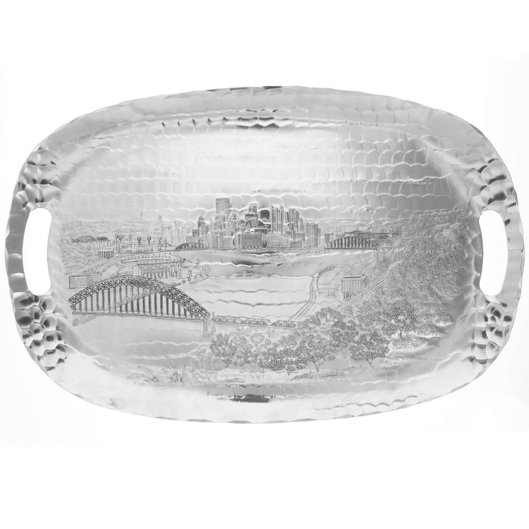 Pittsburgh Skyline Luncheon Tray