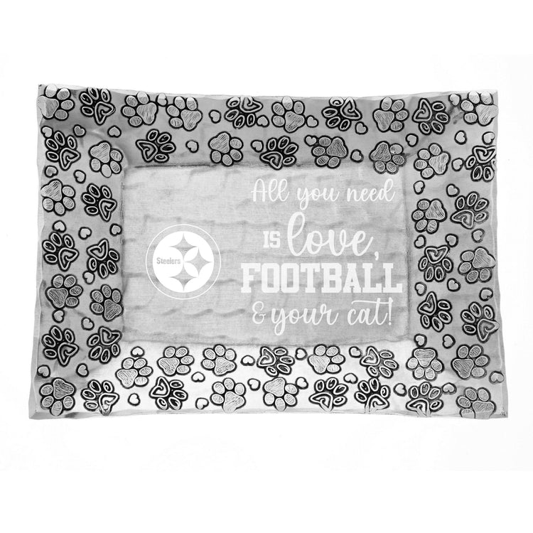Pittsburgh Steelers Expressions Pet Cat Tray
