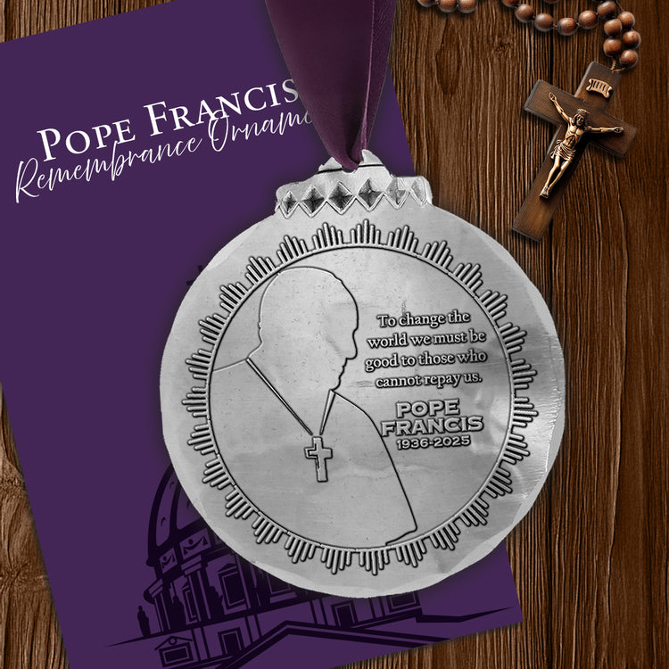 Pope Francis Remembrance Ornament