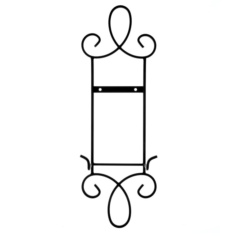 Black Single Narrow Plate Rack