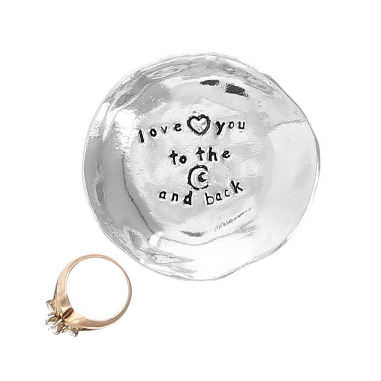 Love You To The Moon Large Charm Bowl