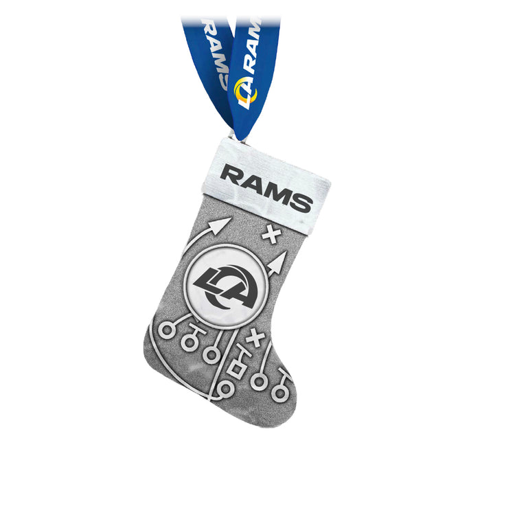 LA Rams Playbook Stocking Ornament