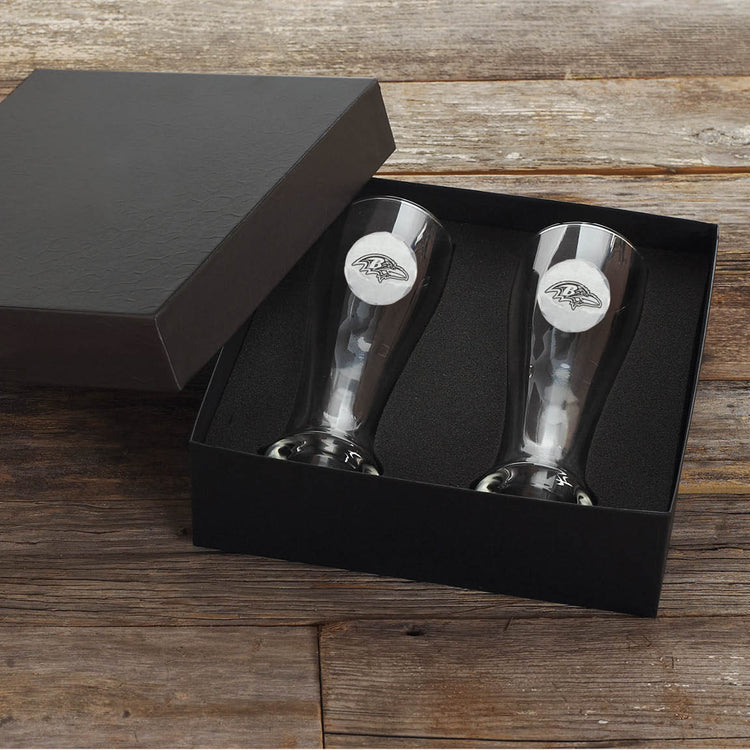 Baltimore Ravens 2-Piece Pilsner Set