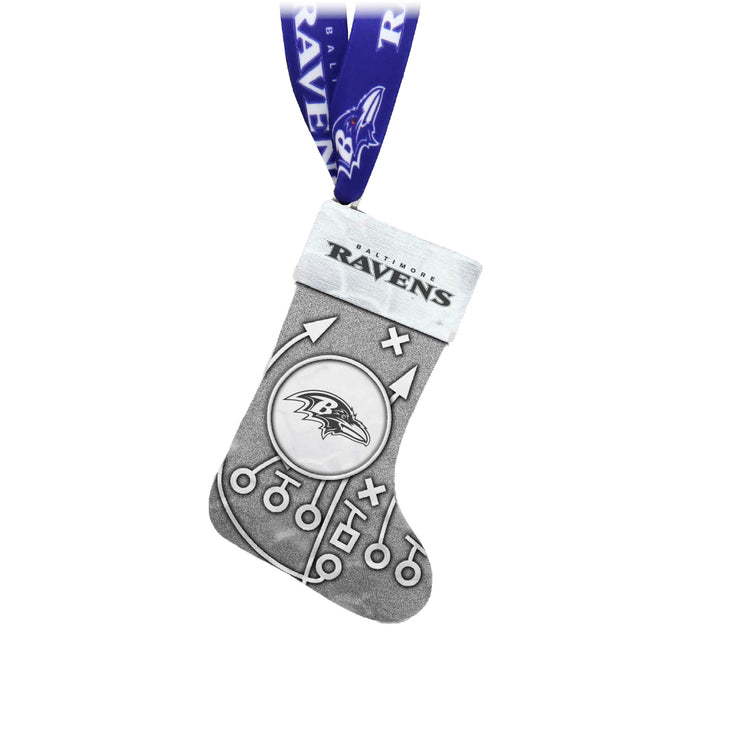 Baltimore Ravens Playbook Stocking Ornament