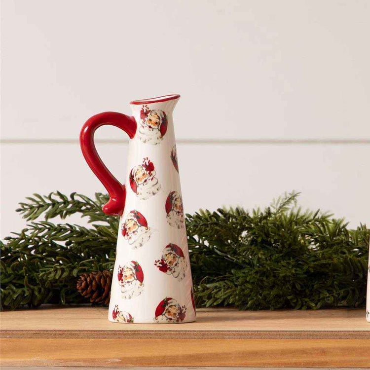 Vintage Santa Bud Vase