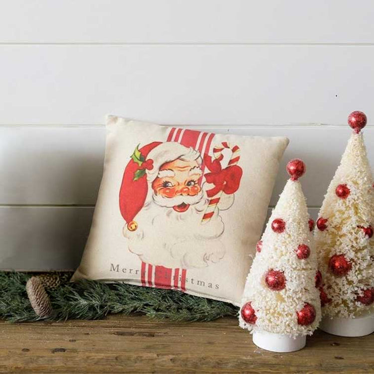 Mini Pillow Vintage Santa
