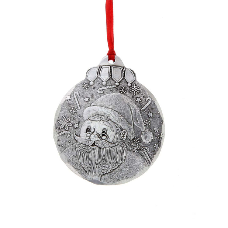 Winter Friends Santa Ornament