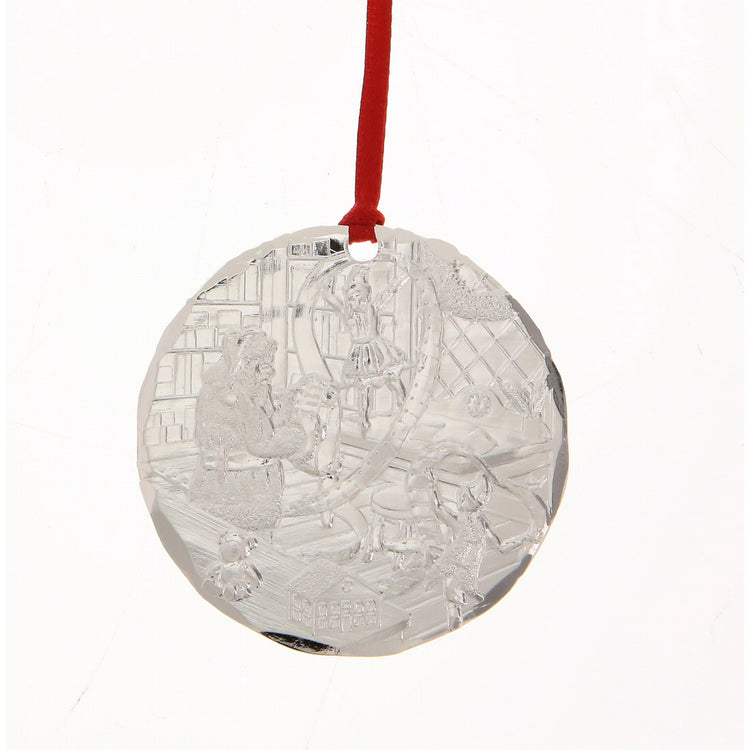 Limited Edition 2025 Annual Ornament- Checking It Twice (Silver Plated)