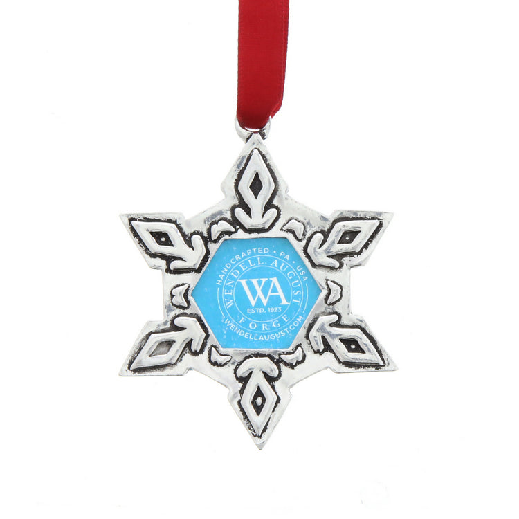Starburst Snowflake Photo Ornament