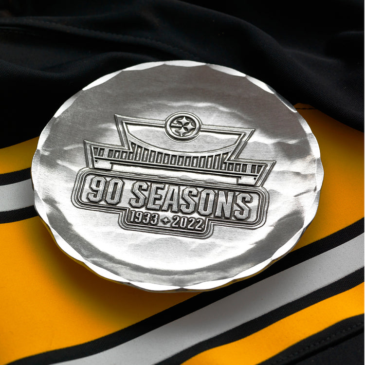 Pittsburgh Steelers 90 Seasons Coaster