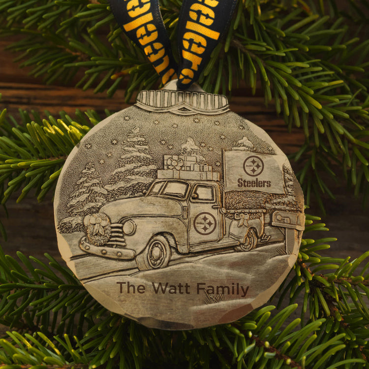 Pittsburgh Steelers Tailgating Ornament (Bronze)