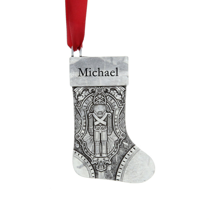 Personalized Nutcracker Stocking Ornament