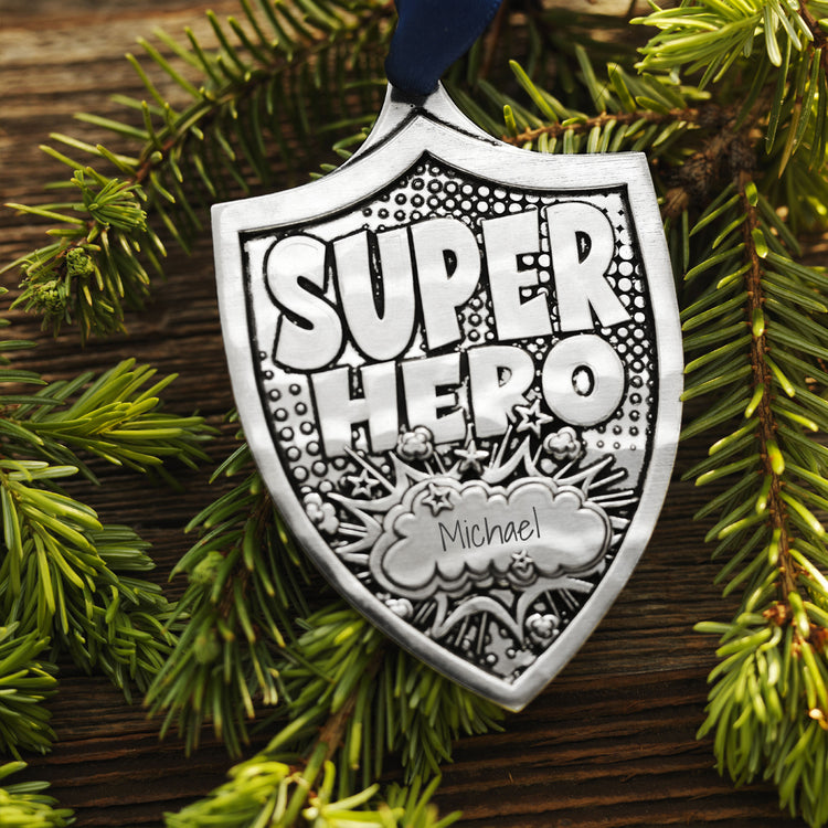 Super Hero Shield Ornament