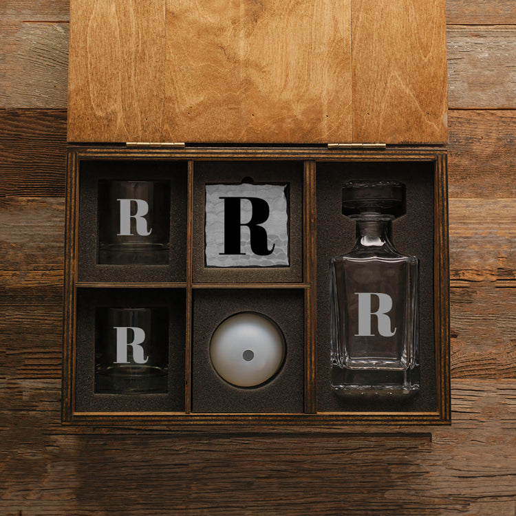 Initial Rocks and Decanter Tribeca Set