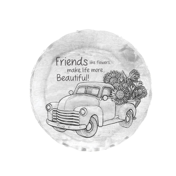 Vintage Floral Truck Expressions Coaster