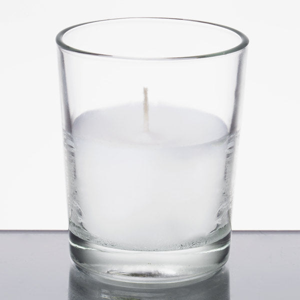 Clear Glass 15hr Votive Candle