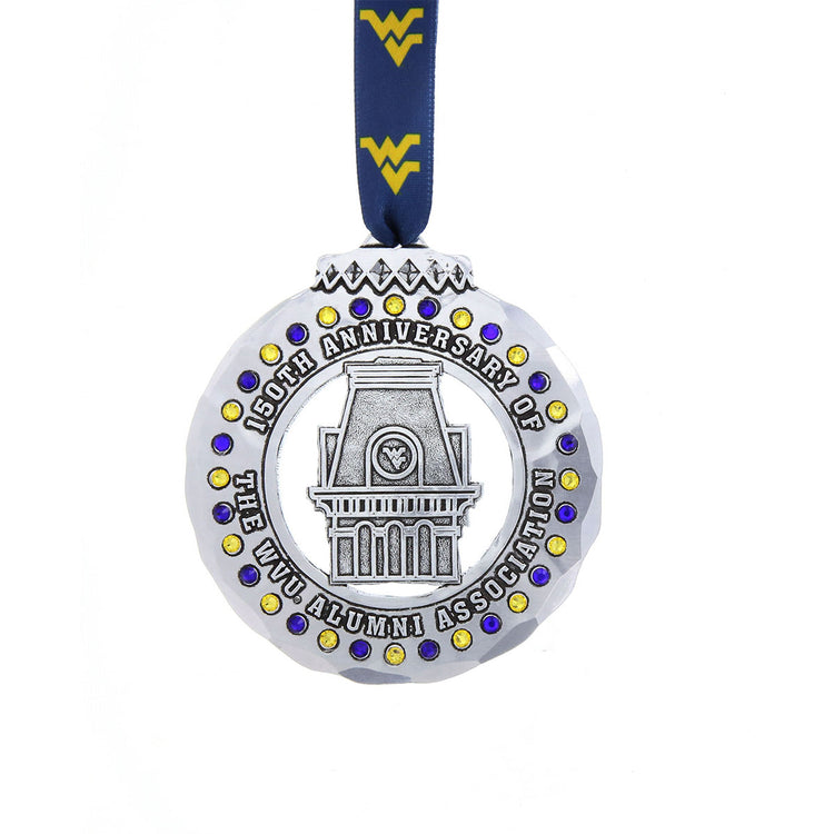 WVU Alumni Association 150th  Anniversary Ornament