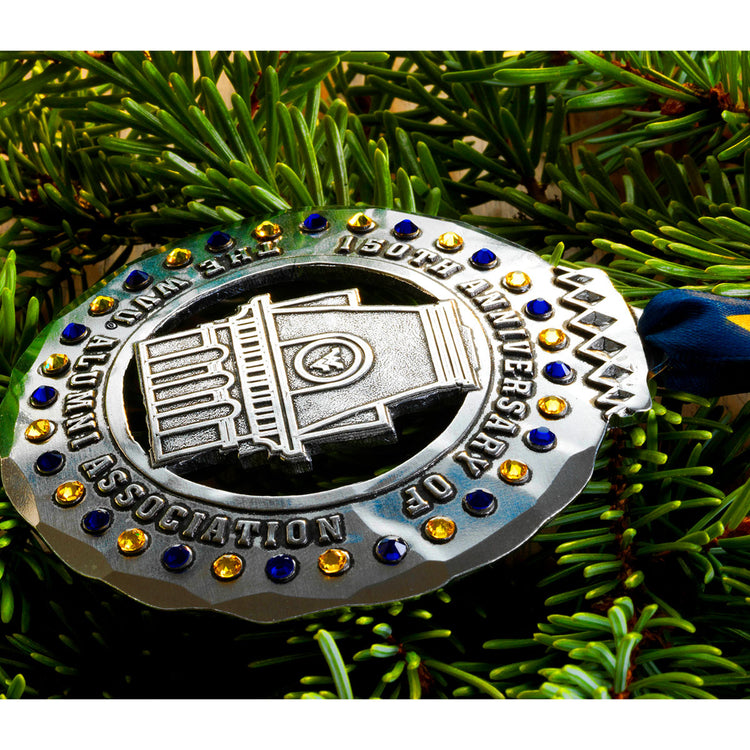 WVU Alumni Association 150th  Anniversary Ornament