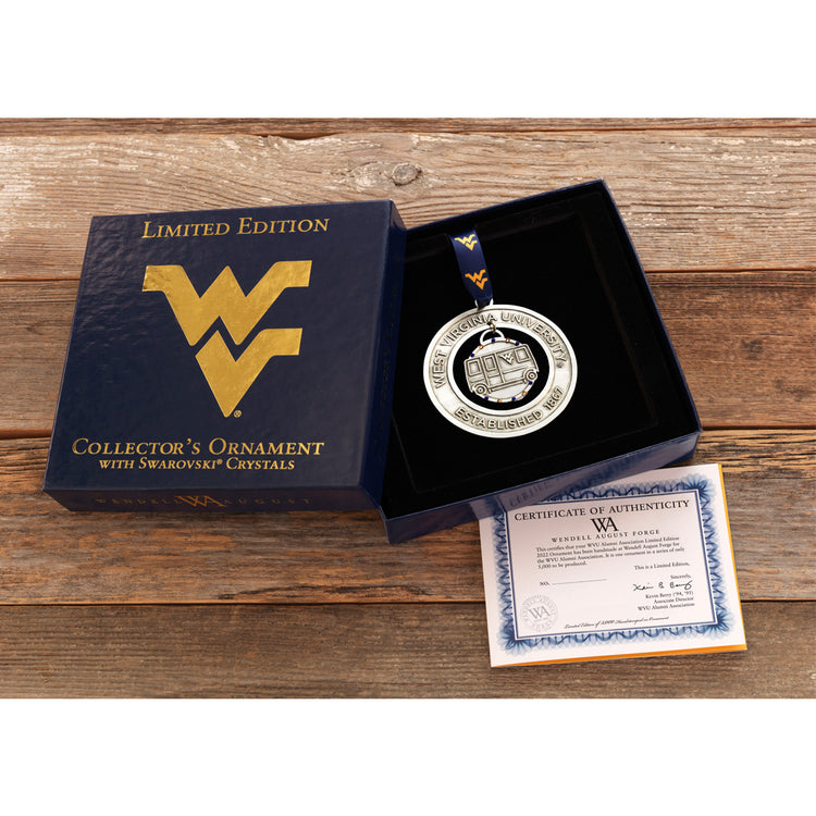 WVU 2022 PRT Anniversary Ornament
