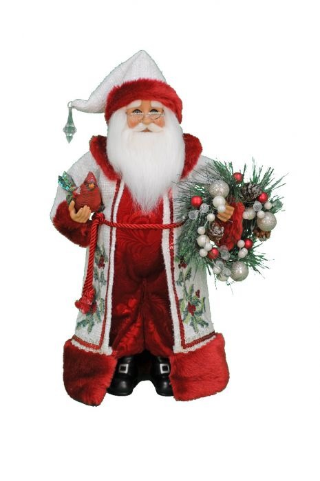 Winter Serenity Santa Figurine