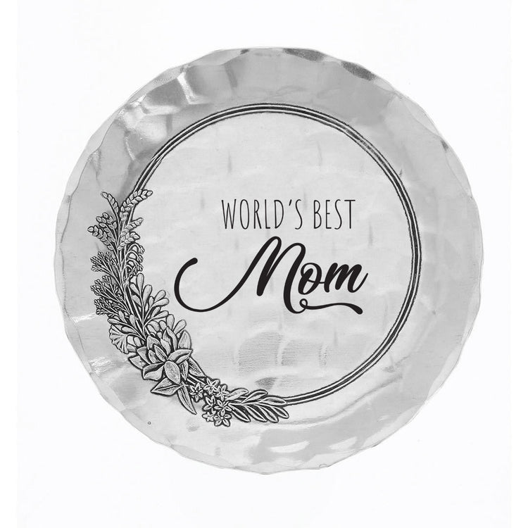 World's Best- Floral Coaster