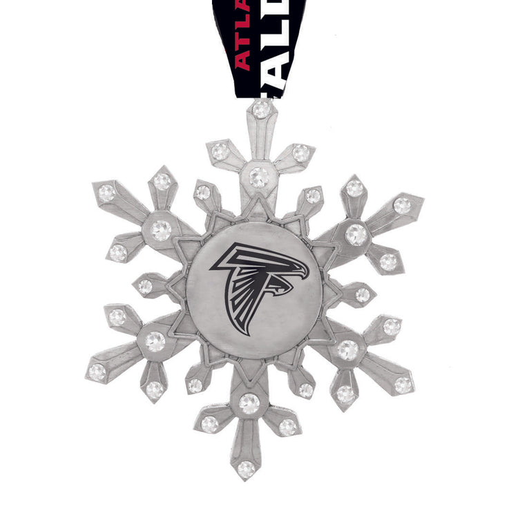 Atlanta Falcons Snowflake Collectible Ornament