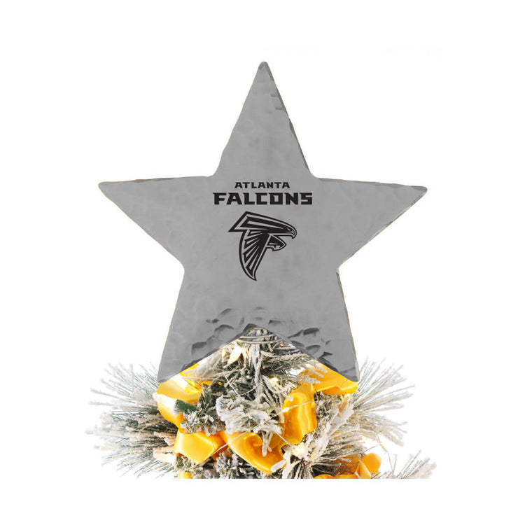 Atlanta Falcons Star Tree Topper (Aluminum)