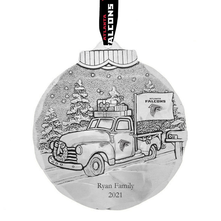 Atlanta Falcons Tailgating Ornament (Aluminum)