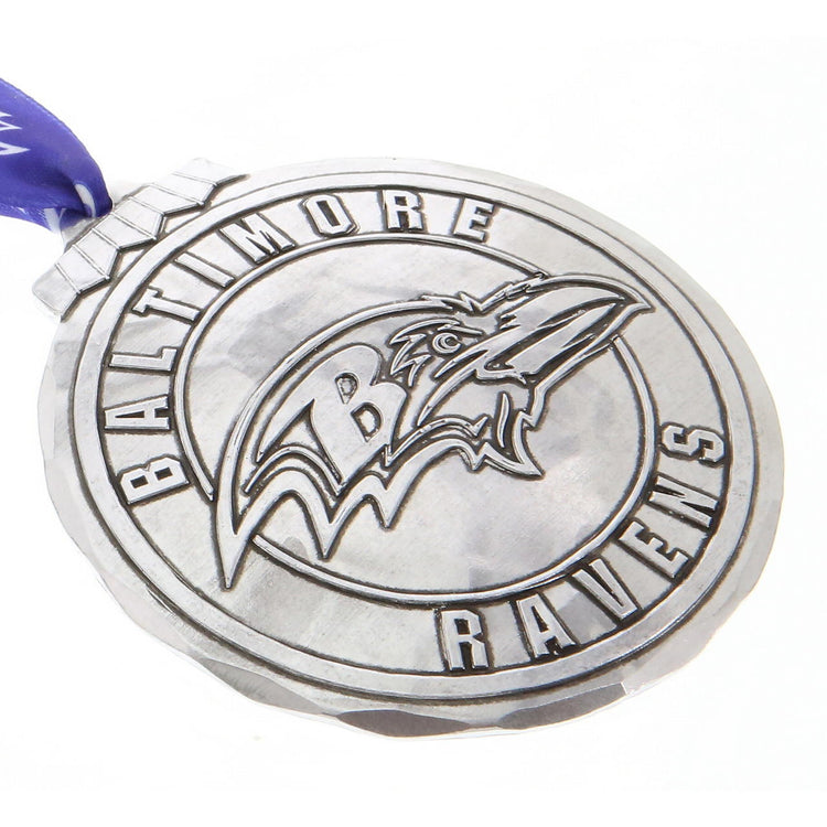 Baltimore Ravens Classic Round Ornament (Aluminum)