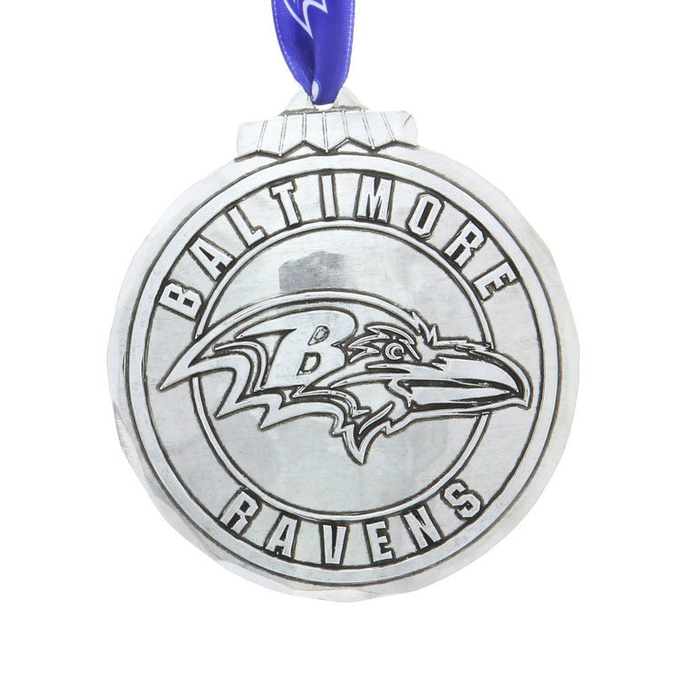 Baltimore Ravens Classic Round Ornament (Aluminum)