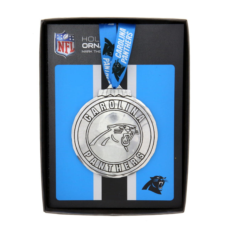 Carolina Panthers Classic Round Ornament (Aluminum)