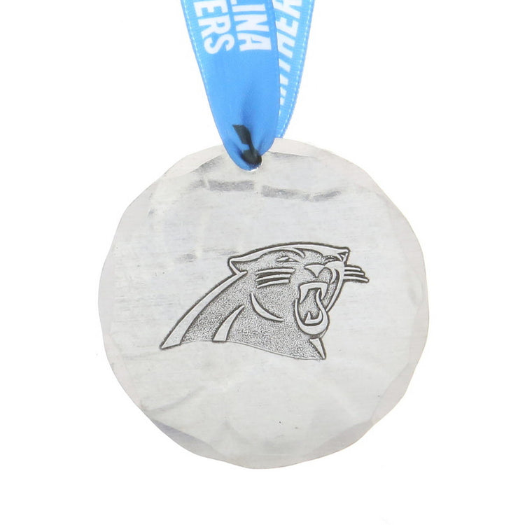 Carolina Panthers Small Round Ornament (Aluminum)