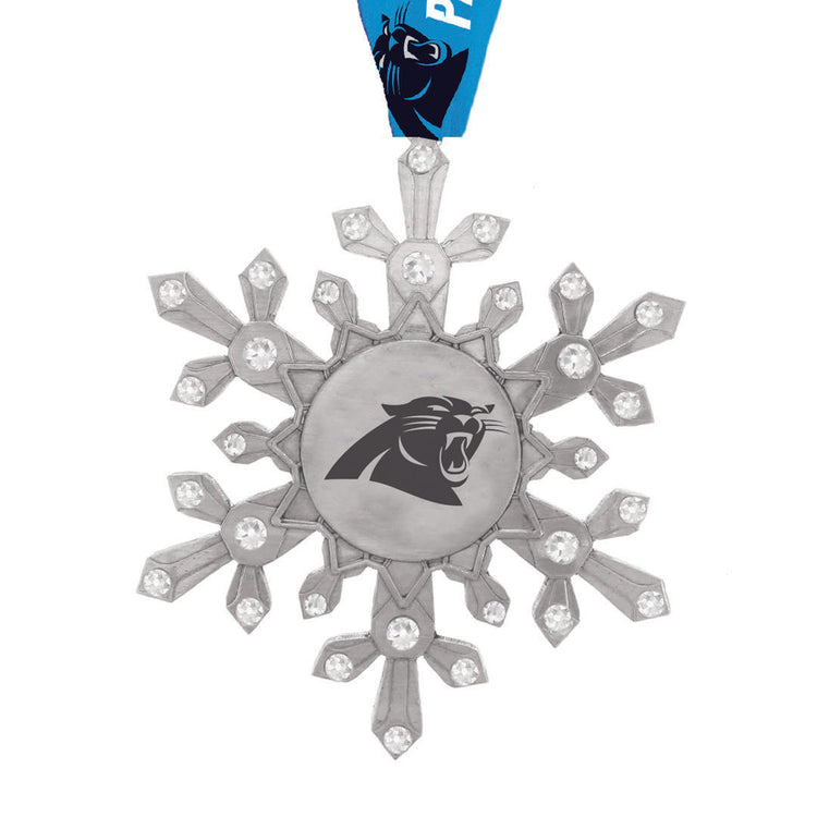 Carolina Panthers Snowflake Collectible Ornament