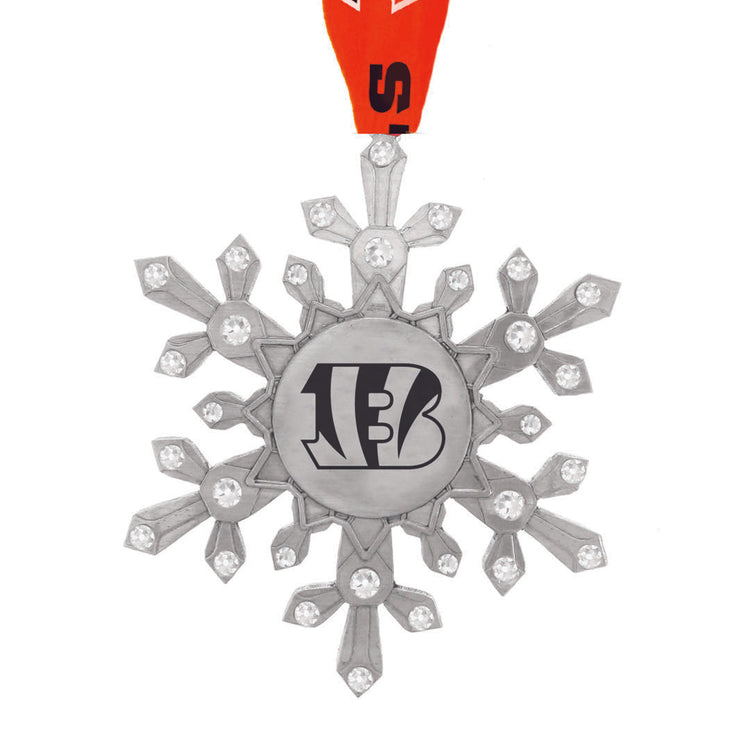 Cincinnati Bengals Snowflake Collectible Ornament