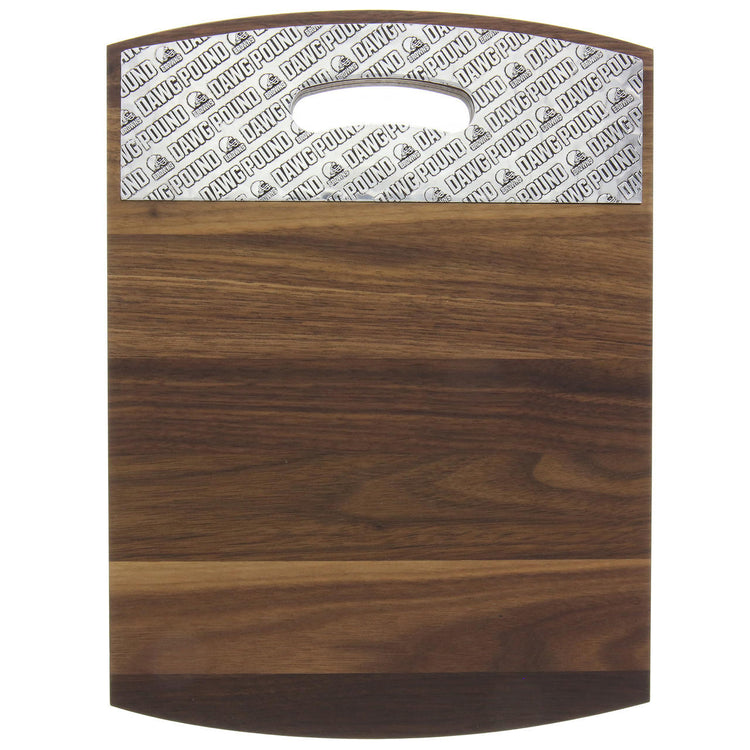 Cleveland Browns 9 x 12 Walnut Cutting Board