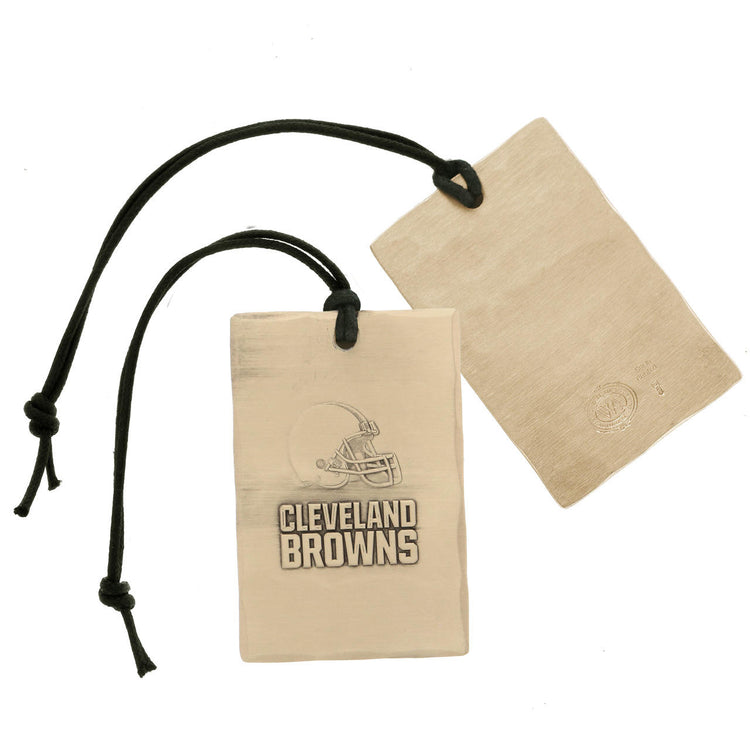 Cleveland Browns Logo Bag Tag (Bronze)