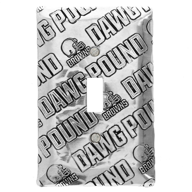 Cleveland Browns Patterned Switch Plate Cover