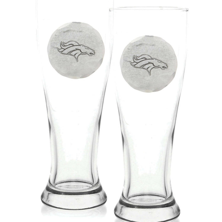 Denver Broncos 2-Piece Pilsner Set