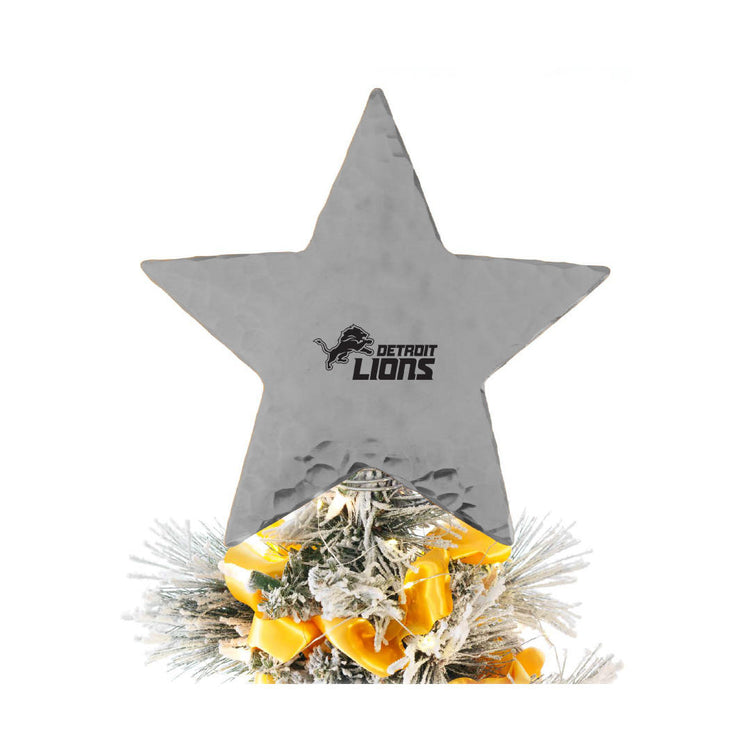 Detroit Lions Star Tree Topper (Aluminum)