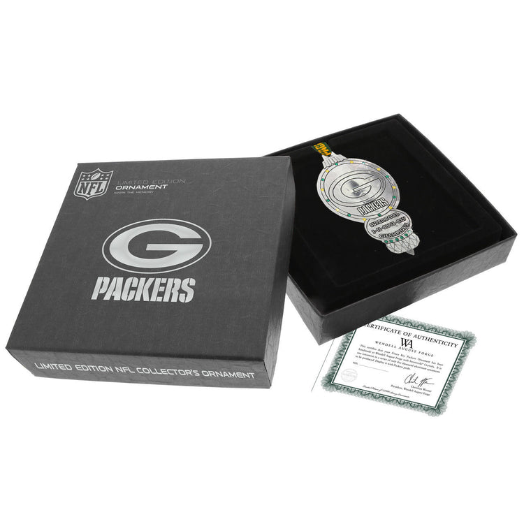 Green Bay Packers Collector's Edition Ornament with  Crystals