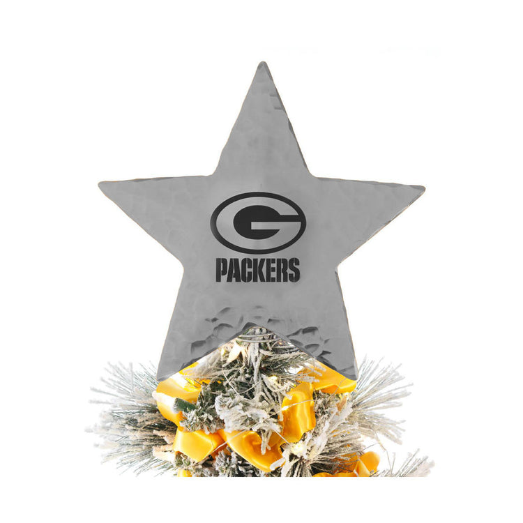 Green Bay Packers Star Tree Topper (Aluminum)