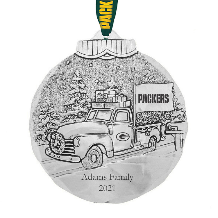 Green Bay Packers Tailgating Ornament (Aluminum)