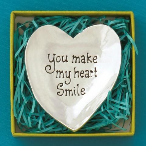 Heart Smile Large Charm Bowl
