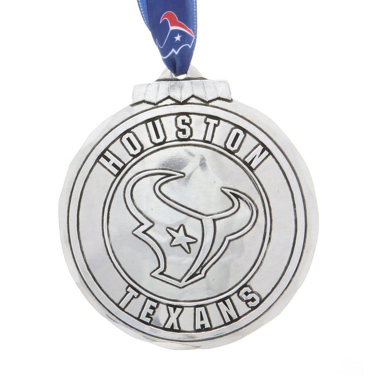 Houston Texans Classic Round Ornament (Aluminum)