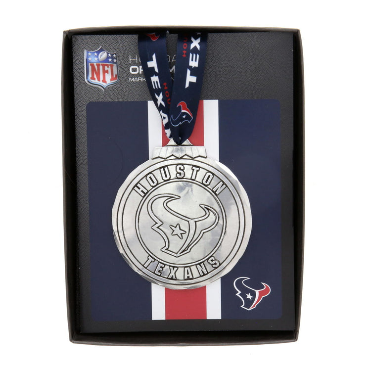 Houston Texans Classic Round Ornament (Aluminum)